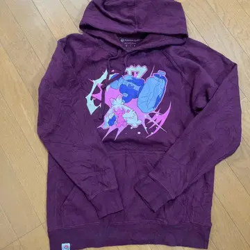 레어 포켓몬 센터 한정판 티니커톤 마룬 풀오버 후드티 성인용