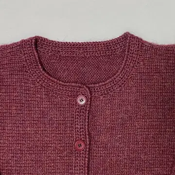 손뜨개질 여성 울 가디건 M 사이즈