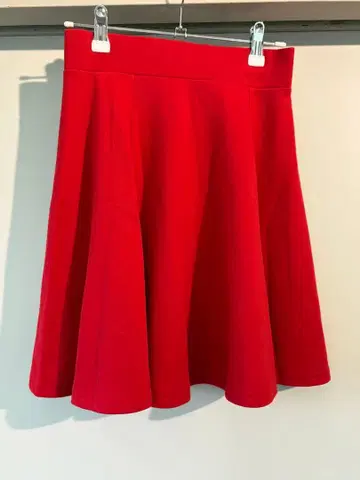 merry jenny 빨간색 플레어 스커트 지퍼