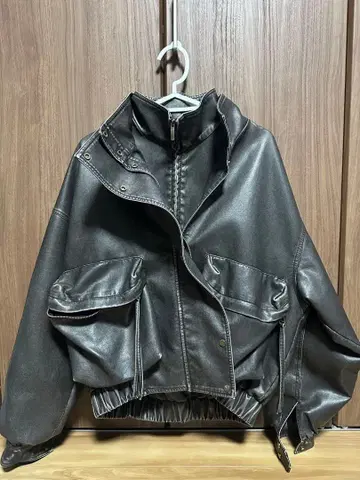 가죽 자켓 빈티지 라이더스 쇼트 기장