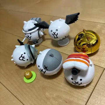 냥코 대전쟁 가챠가챠 6개 + 1개