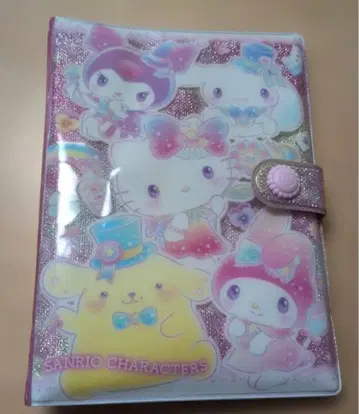 여자아이 북 산리오 씰북 키티 쿠로미 6공 바인더