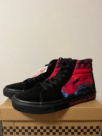 BABYMETAL x Vans Sk8-Hi Black/Red 28cm