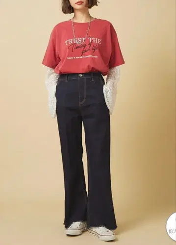 RMAF 스트레치 데님 플레어 팬츠 L