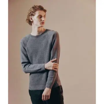 5351 W 와플 크루넥 풀오버 니트 50LL