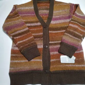 소아쥬 그라데이션 배색 V넥 가디건 샵 채널