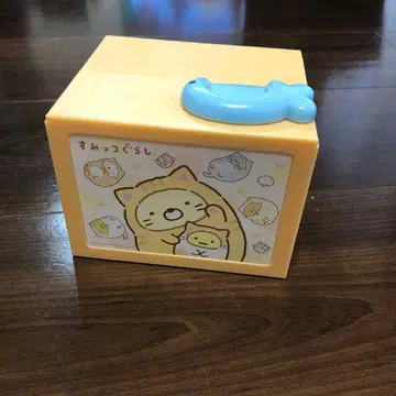 스밋코구라시 전동 저금통 고양이