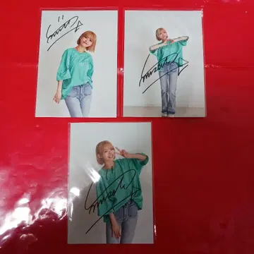 Girls2 츠루야 미사키 사인 포함 사진 세트