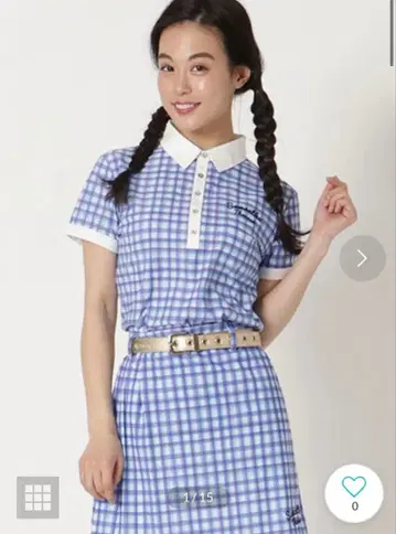 Samantha Thavasa UNDER25 피케 셔츠 스커트