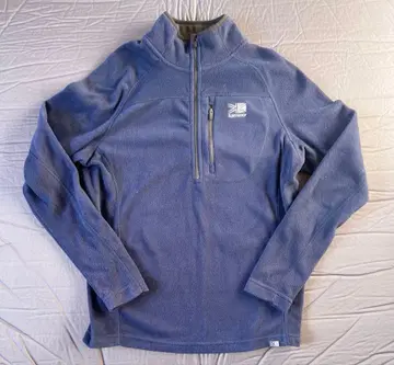 카리마 플리스 하프 지퍼 ZIP 네이비