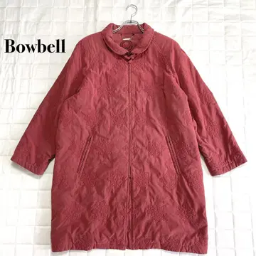Bowbell 빨간색 퀼팅 자켓 하프 코트
