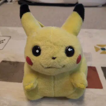 작동 ok! 초기 TOMY 말하는 피카츄 봉제 인형 포켓몬스터