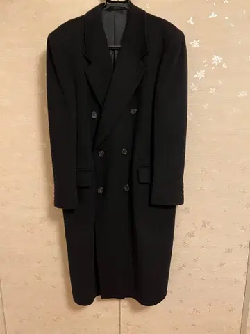 Mila Schon 블랙 더블 캐시미어 코트