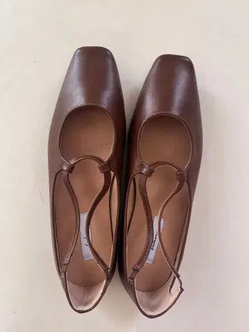 tukn 투큰 브라운 스퀘어토 펌프스 24cm