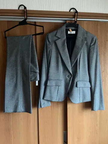 anySiS 비즈니스 정장 세트 그레이 자켓과 팬츠
