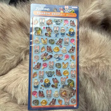 주토피아 모자 꽁지 드롭 씰