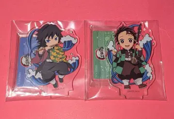 귀멸의 칼날 중국 악기 아크릴 스탠드 토미오카 기유 카마도 탄지로 세트