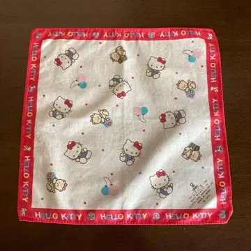 헬로키티 손수건 kitty 산리오 쇼와 레트로