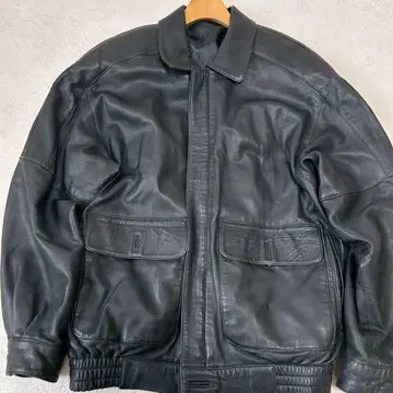 BEALE&INMAN L 사이즈 상당 가죽 자켓 A-2 플라이트 자켓
