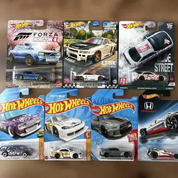 핫휠 LBWK 스카이라인 GT-R R34 실비아