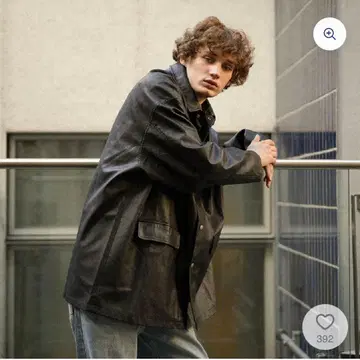 새상품 Bonbon Evistub PU 가죽 하프 코트