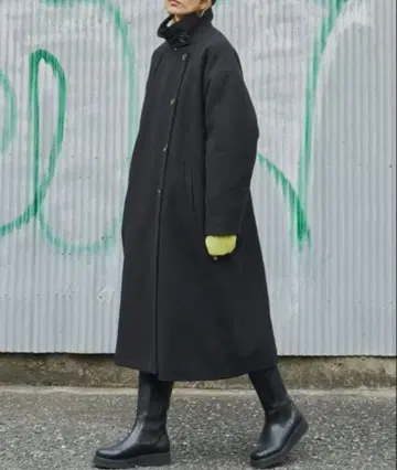 안티로자 홀리데이 스탠드 카라 3WAY 롱 코트