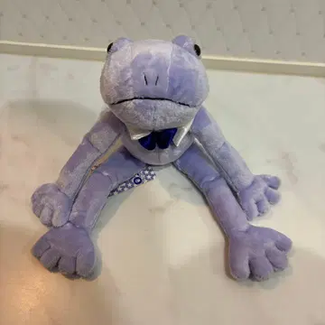 개구리 브리또 라벤더 자수정 한정판 봉제 인형