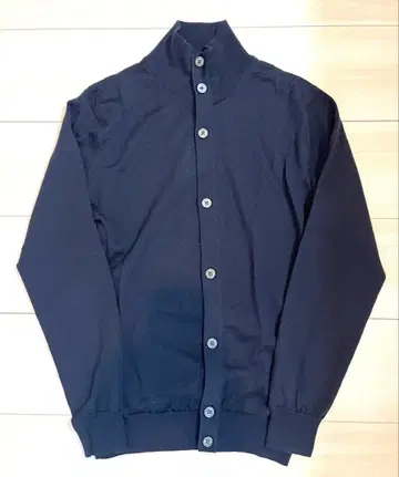 EDIFICE 스탠드 카라 니트 네이비 44