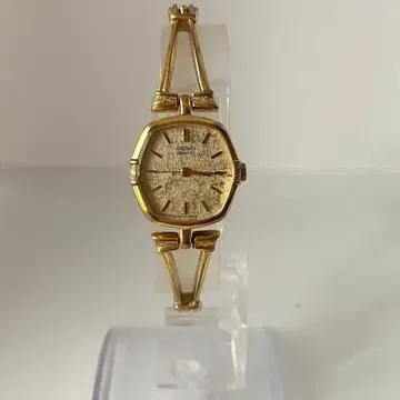새상품 배터리 SEIKO 골드 옥타곤 드레스 워치