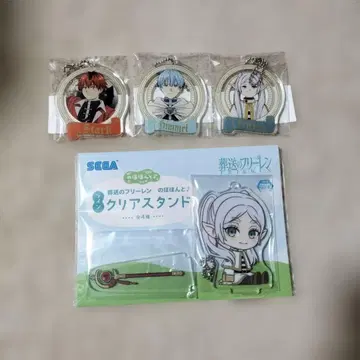 장송의 프리렌 아크릴 키링 느긋하게 트윈 클리어 스탠드 4개