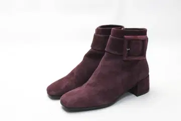 새상품 ELVIO ZANON 엘비오 자논 천연 가죽 스웨이드 숏부츠