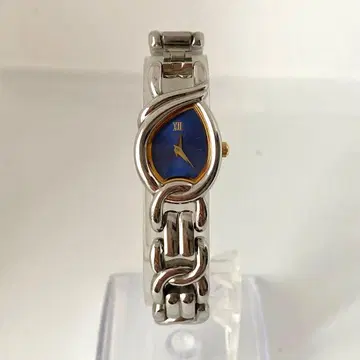 작동품 SEIKO 손목시계 실버 파랑 다이얼 4N20-5510