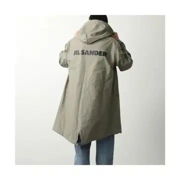 질샌더 카키 롱 자켓