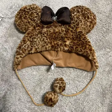 디즈니 팬캡 레오파드 무늬 (도쿄 디즈니 리조트)