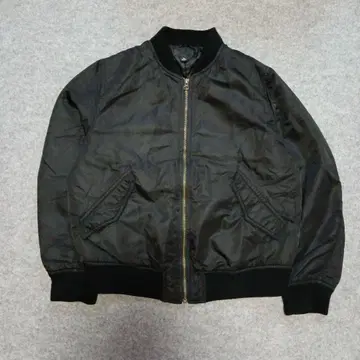 XL 유니클로 MA-1 블루종 자켓 블랙