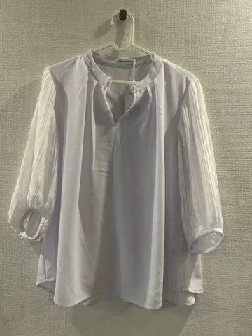 화이트 반팔 셔츠 F 사이즈