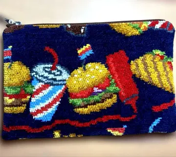 페이러 햄버거 파우치 대형 이슬이(히카리) 한정판