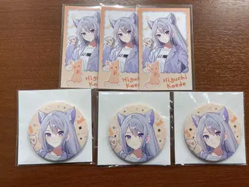 니지산지 와니얀 days vol.2 히구치 카에데 노멀 금박 캔뱃지