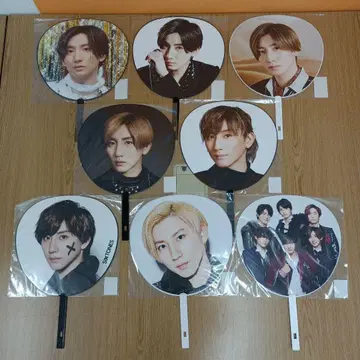 1 SixTONES 스톤즈 교모토 타이가 부채 8점 세트 묶음 판매