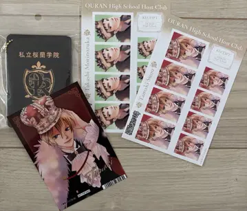 오란고교 호스트부 학생 수첩 브로마이드 증명사진