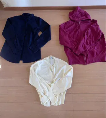 여성용 상의와 하의 세트 구제 의류 사이즈 M L