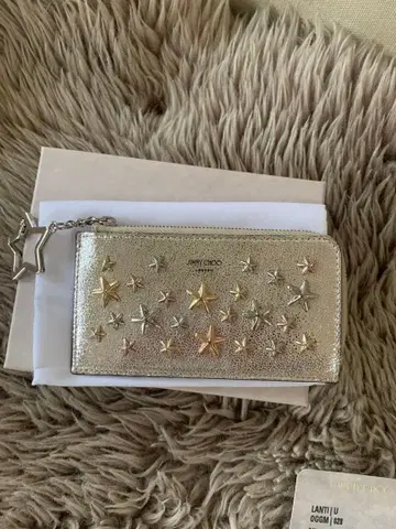 JIMMY CHOO 실버 별 모양 스터드 프래그먼트 케이스