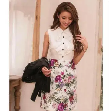 EmiriaWiz 플라워 프린트 드레스 S