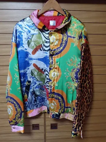 이데오 차고 GR8 버블 화려한 아우터 자켓 블루종