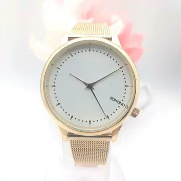 [ 작동품 ] KOMONO 쿼츠 손목시계 골드 여성용 관리 673f