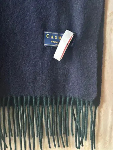 캐시미어 프리미엄 네이비 머플러