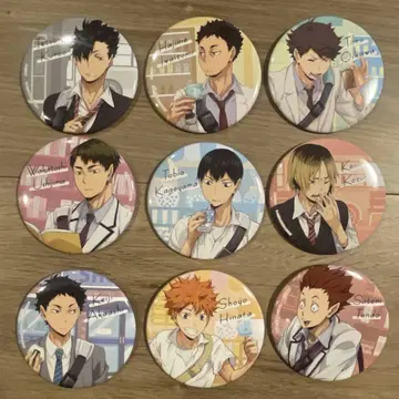 하이큐!! 캔뱃지 9개 세트