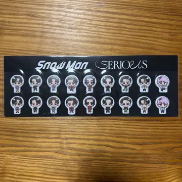 SnowMan 스노푸쿠 씰 SERIOUS 구매 혜택