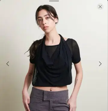 ATTISESSION 홀터넥 상의