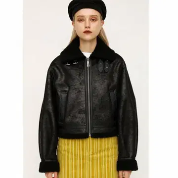 SLY b-3 무스탕 코트